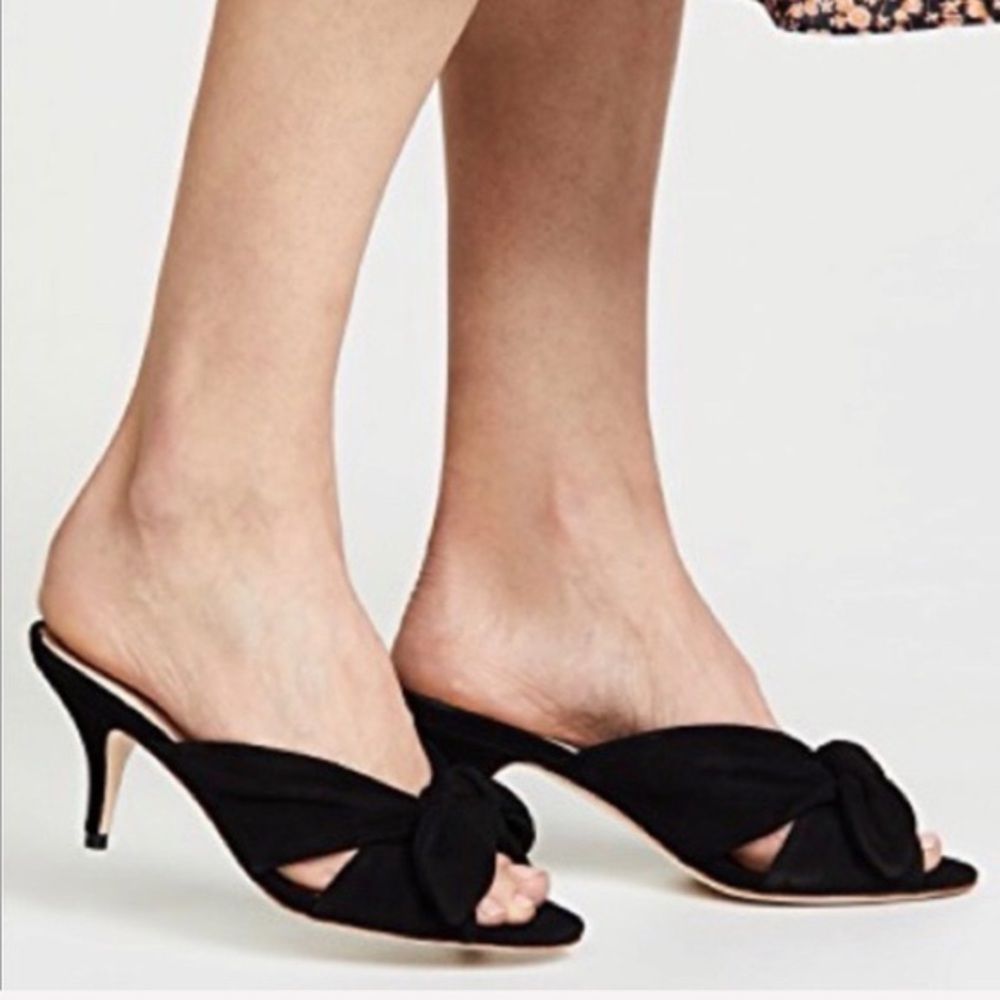 Loeffler Randall Velvet Bow Heel